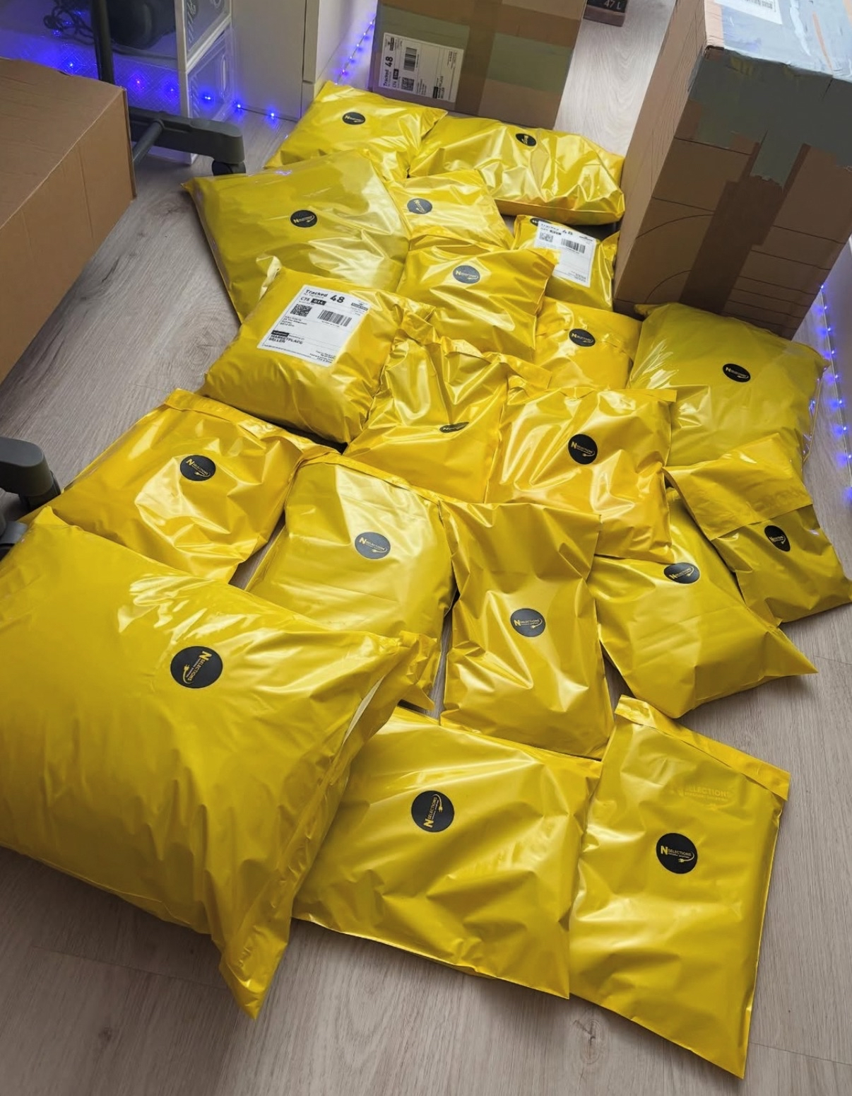 NSelections parcels ready to ship